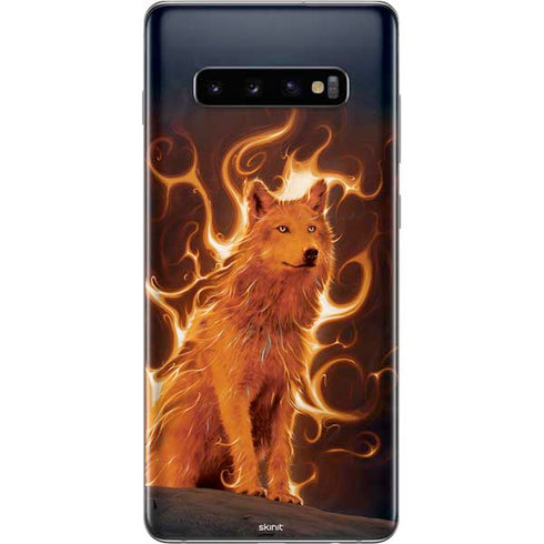 Vincent Hie Phoenix Wolf Galaxy S10 Plus Skin