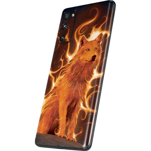 Vincent Hie Phoenix Wolf Galaxy S20 Fan Edition Skin