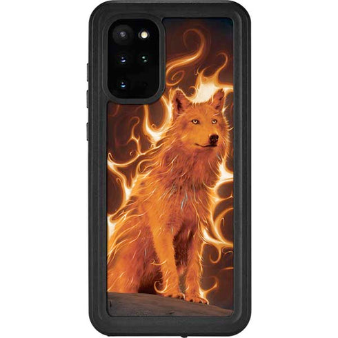 Vincent Hie Phoenix Wolf Galaxy S20 Plus Waterproof Case