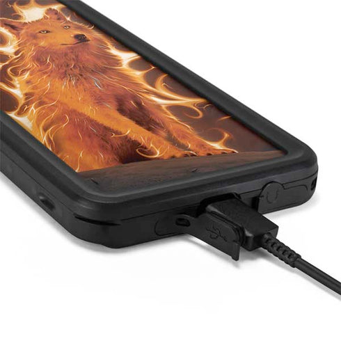 Vincent Hie Phoenix Wolf Galaxy S20 Plus Waterproof Case
