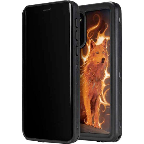 Vincent Hie Phoenix Wolf Galaxy S20 Waterproof Case