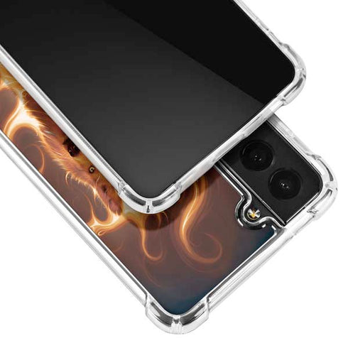 Vincent Hie Phoenix Wolf Galaxy S21 5G Clear Case