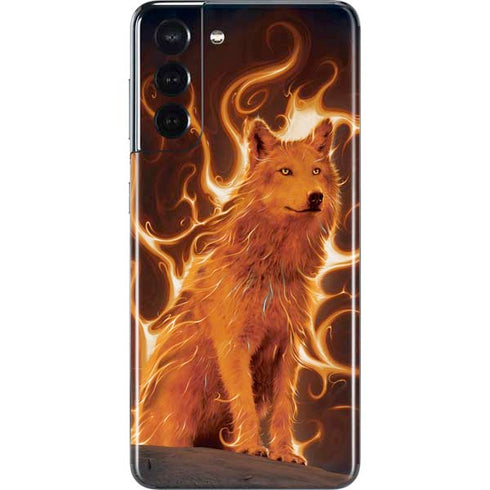 Vincent Hie Phoenix Wolf Galaxy S21 5G Skin