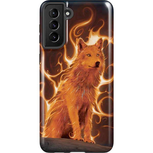 Vincent Hie Phoenix Wolf Galaxy S21 FE Pro Case