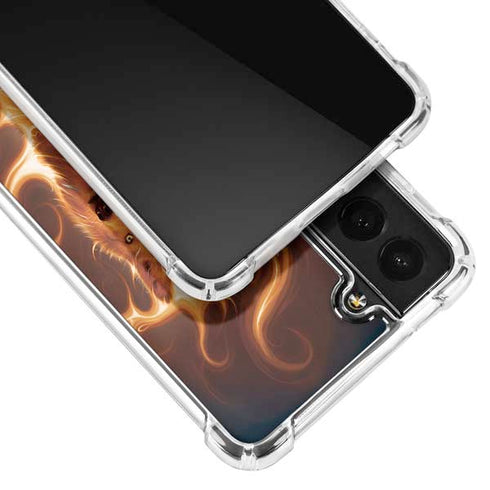 Vincent Hie Phoenix Wolf Galaxy S21 Plus 5G Clear Case