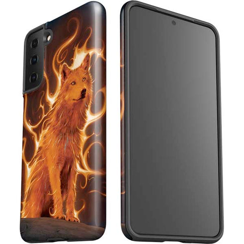 Vincent Hie Phoenix Wolf Galaxy S21 Plus 5G Pro Case