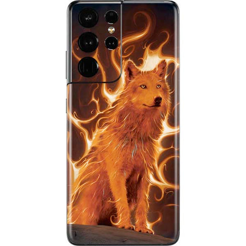 Vincent Hie Phoenix Wolf Galaxy S21 Ultra 5G Skin