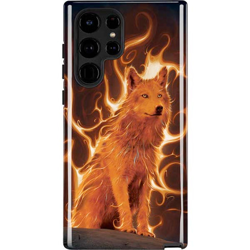 Vincent Hie Phoenix Wolf Galaxy S22 Ultra Pro Case
