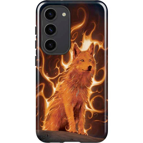 Vincent Hie Phoenix Wolf Galaxy S23 Pro Case