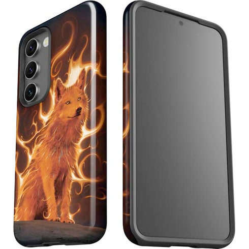 Vincent Hie Phoenix Wolf Galaxy S23 Pro Case