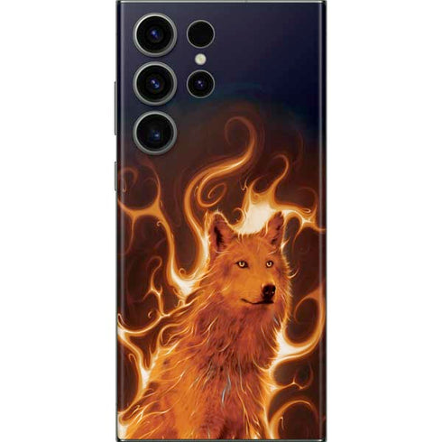 Vincent Hie Phoenix Wolf Galaxy S23 Ultra Skin