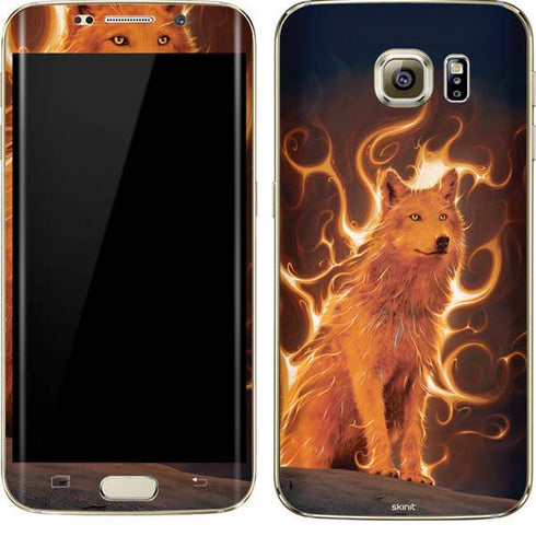 Vincent Hie Phoenix Wolf Galaxy S7 Edge Skin