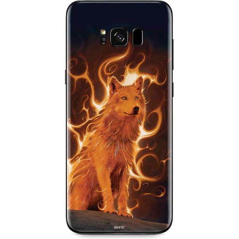 Vincent Hie Phoenix Wolf Galaxy S8 Plus Skin