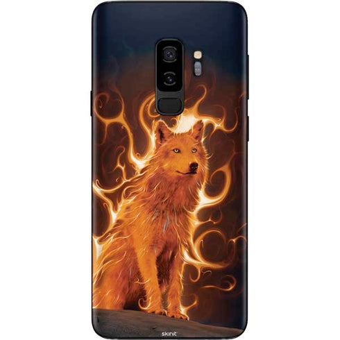 Vincent Hie Phoenix Wolf Galaxy S9 Plus Skin