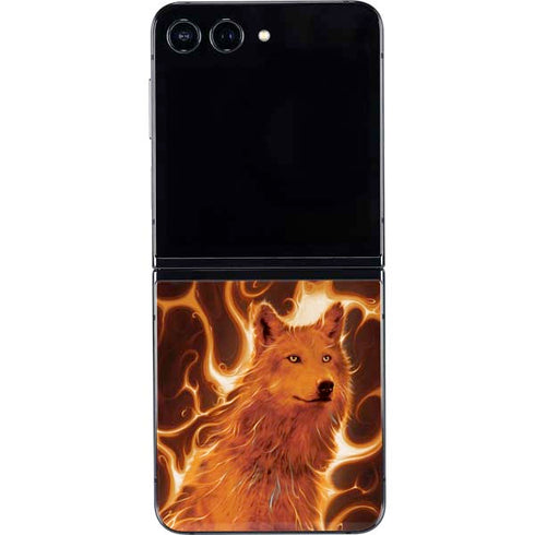 Phoenix Wolf by Vincent Hie Galaxy Z Flip5 5G Skin