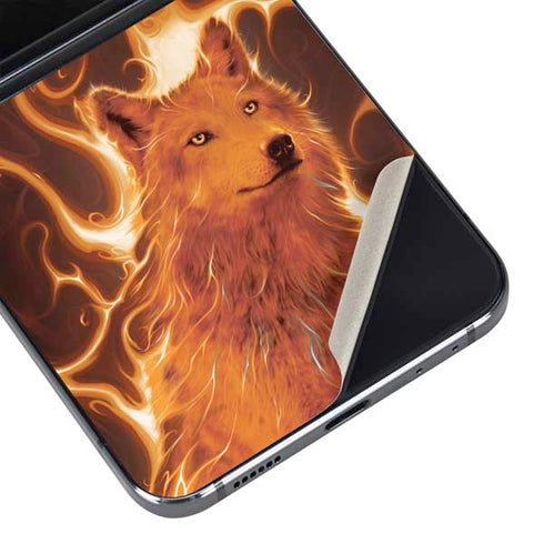 Phoenix Wolf by Vincent Hie Galaxy Z Flip5 5G Skin
