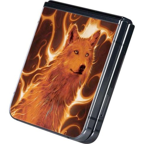 Phoenix Wolf by Vincent Hie Galaxy Z Flip5 5G Skin