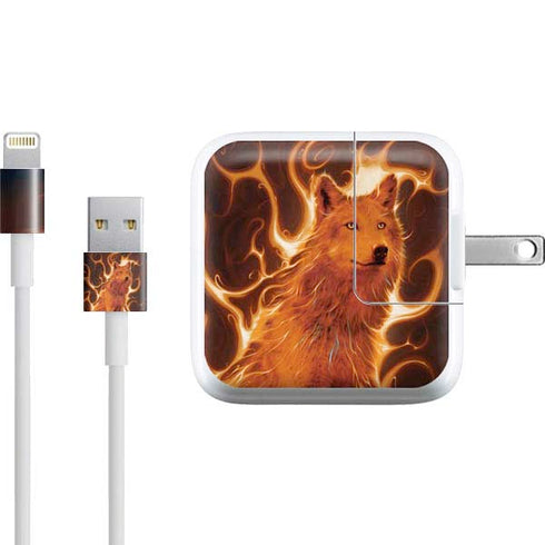 Vincent Hie Phoenix Wolf iPad Charger (10W USB) Skin