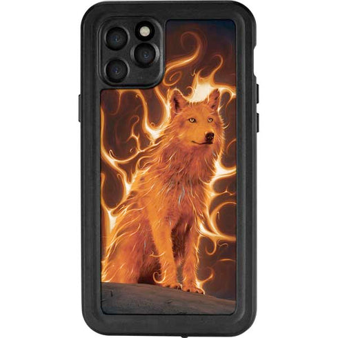 Vincent Hie Phoenix Wolf iPhone 11 Pro Waterproof Case