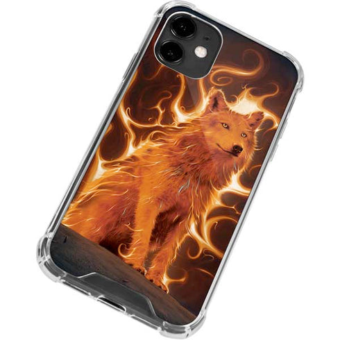Vincent Hie Phoenix Wolf iPhone 12 Clear Case