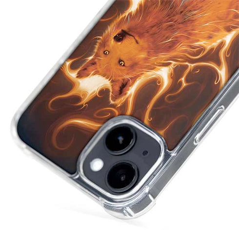 Phoenix Wolf by Vincent Hie iPhone 15 Plus MagSafe Case