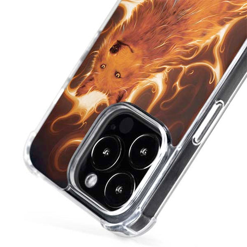 Phoenix Wolf by Vincent Hie iPhone 15 Pro MagSafe Case