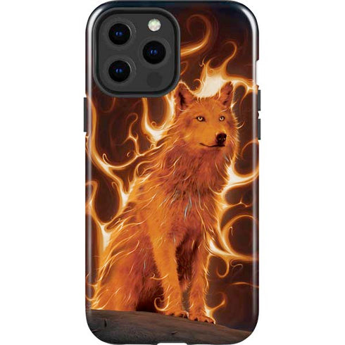 Phoenix Wolf by Vincent Hie iPhone 15 Pro Max Impact Case