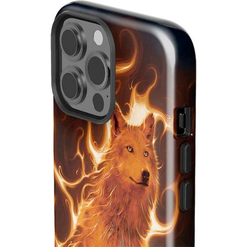 Phoenix Wolf by Vincent Hie iPhone 15 Pro Max Impact Case