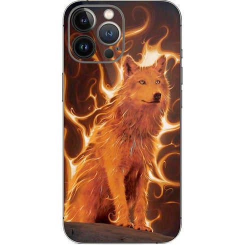 Vincent Hie Phoenix Wolf iPhone 14 Pro Max Skin