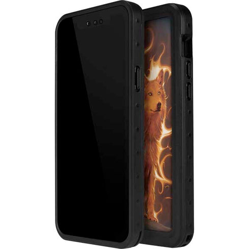 Phoenix Wolf by Vincent Hie iPhone 15 Plus Waterproof Case