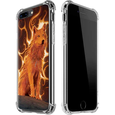 Phoenix Wolf by Vincent Hie iPhone 7/8 Plus Clear Case