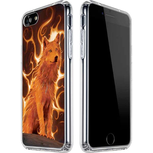 Vincent Hie Phoenix Wolf iPhone SE (2nd & 3rd Gen) Clear Case