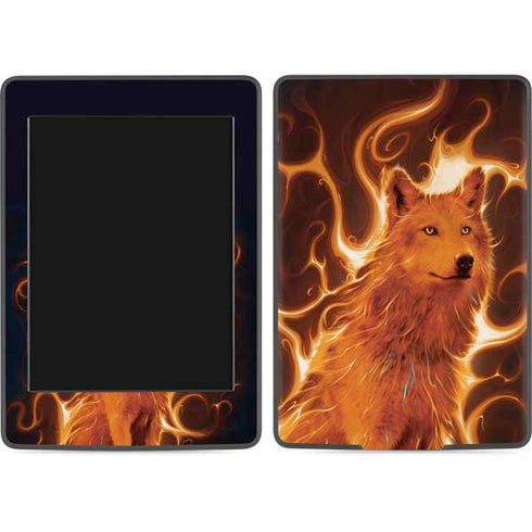 Vincent Hie Phoenix Wolf Amazon Kindle Skin
