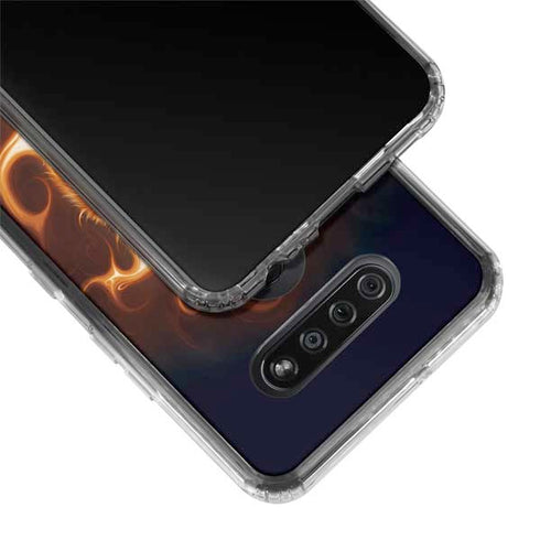 Phoenix Wolf by Vincent Hie LG K51/Q51 Clear Case