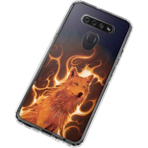 Phoenix Wolf by Vincent Hie LG K51/Q51 Clear Case