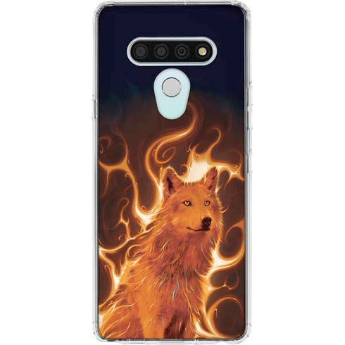Phoenix Wolf by Vincent Hie LG Stylo 6 Clear Case
