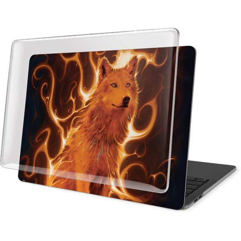 Vincent Hie Phoenix Wolf MacBook Pro 15in (2016-19) Case plus Skin