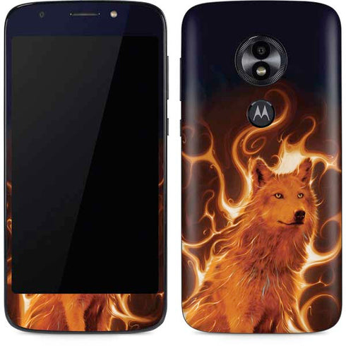 Vincent Hie Phoenix Wolf Moto E5 Play Skin