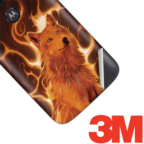 Vincent Hie Phoenix Wolf Moto E5 Play Skin