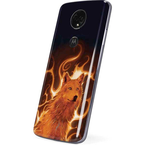 Vincent Hie Phoenix Wolf Moto E5 Plus Skin
