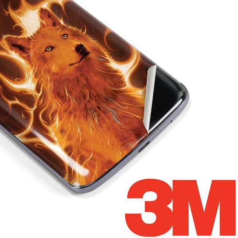 Vincent Hie Phoenix Wolf Moto E5 Plus Skin