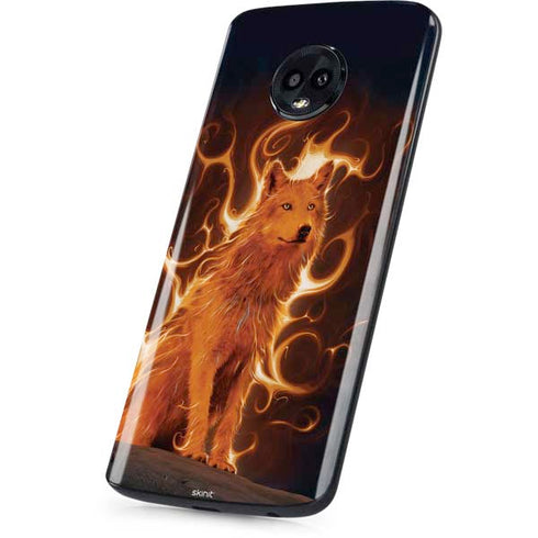 Vincent Hie Phoenix Wolf Moto G6 Skin