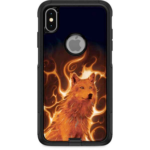 Vincent Hie Phoenix Wolf Otterbox Commuter iPhone Skin