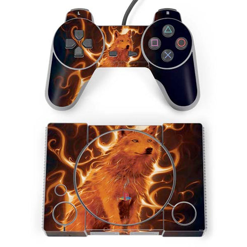 Vincent Hie Phoenix Wolf PlayStation Classic Bundle Skin