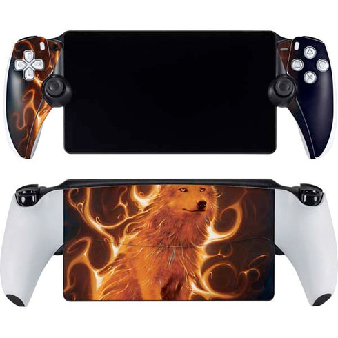 Phoenix Wolf by Vincent Hie PlayStation Portal Remote Player Skin