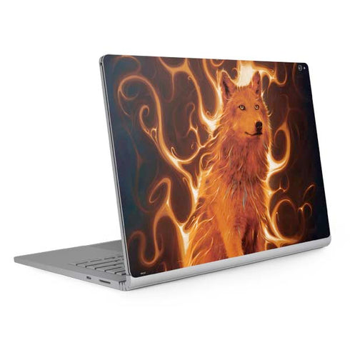 Vincent Hie Phoenix Wolf Surface Book 2 15in Skin