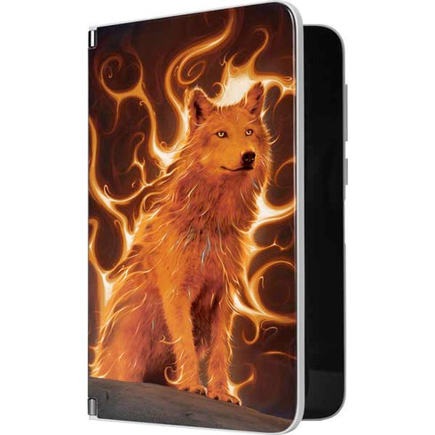 Vincent Hie Phoenix Wolf Surface Duo Skin