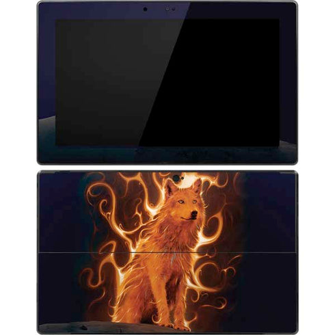 Vincent Hie Phoenix Wolf Surface Pro Tablet Skin