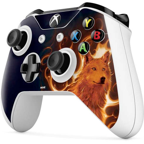 Vincent Hie Phoenix Wolf Xbox One S All-Digital Edition Bundle Skin