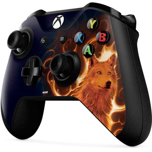 Vincent Hie Phoenix Wolf Xbox One X Controller Skin